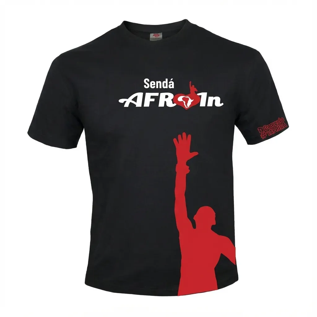 Camiseta Negra AFRO IN